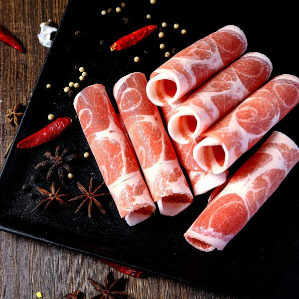 歐盟天然豬梅肉火鍋片 (250G+-)